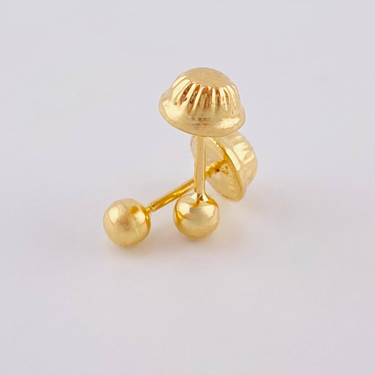 Topos Bola Lisa 0.4 g / 3 mm Oro Amarillo 18K