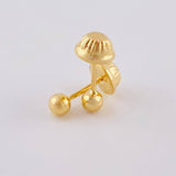 Topos Bola Lisa 0.4 g / 3 mm Oro Amarillo 18K