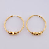 Candongas Trio Bola 1.25gr / 2cm-Oro Amarillo 18K