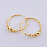 Candongas Trio Bola 1.25gr / 2cm-Oro Amarillo 18K