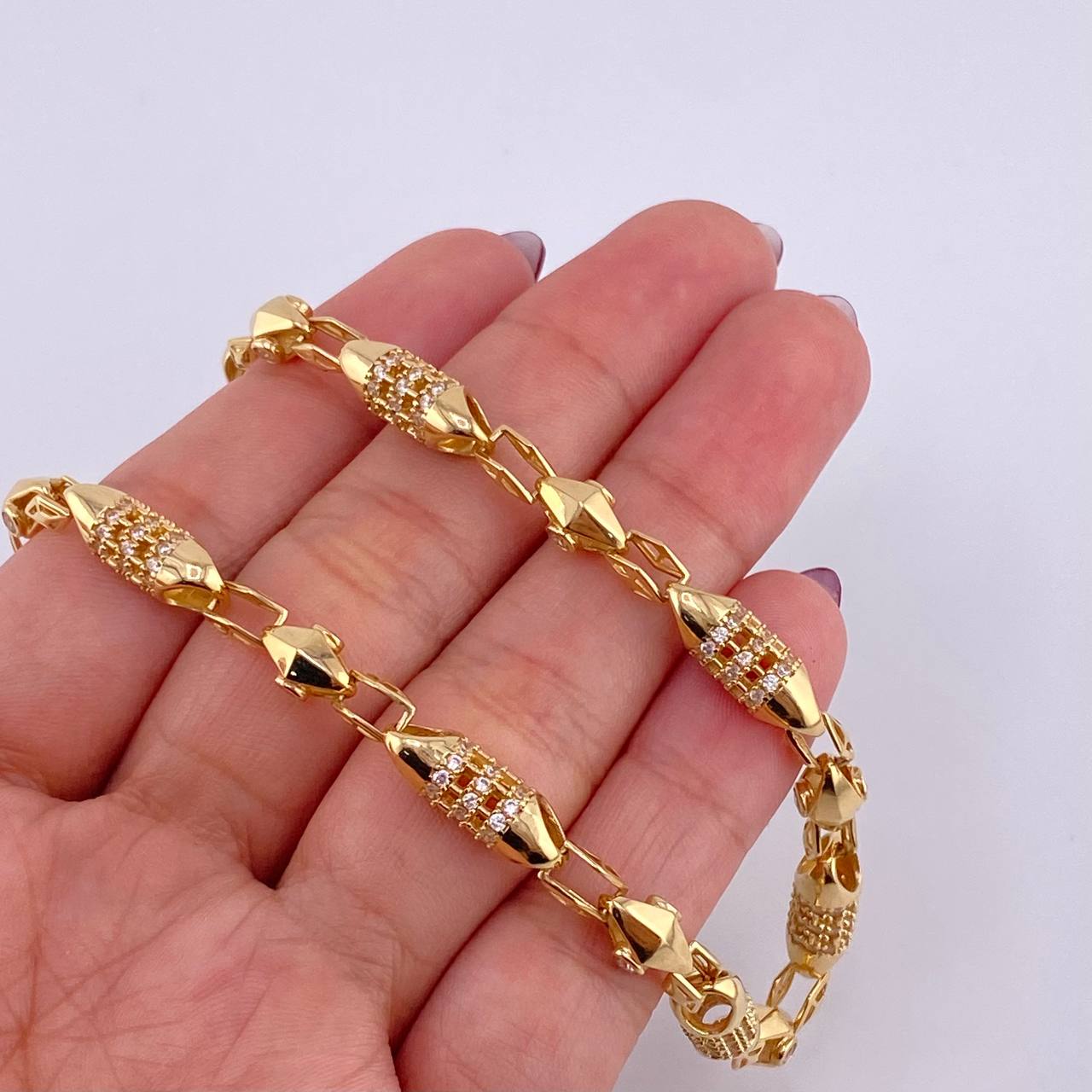 Cadena Rustica Dorada Imperial 50 g / 65.5 cm / 5.85 mm Oro Amarillo 18K