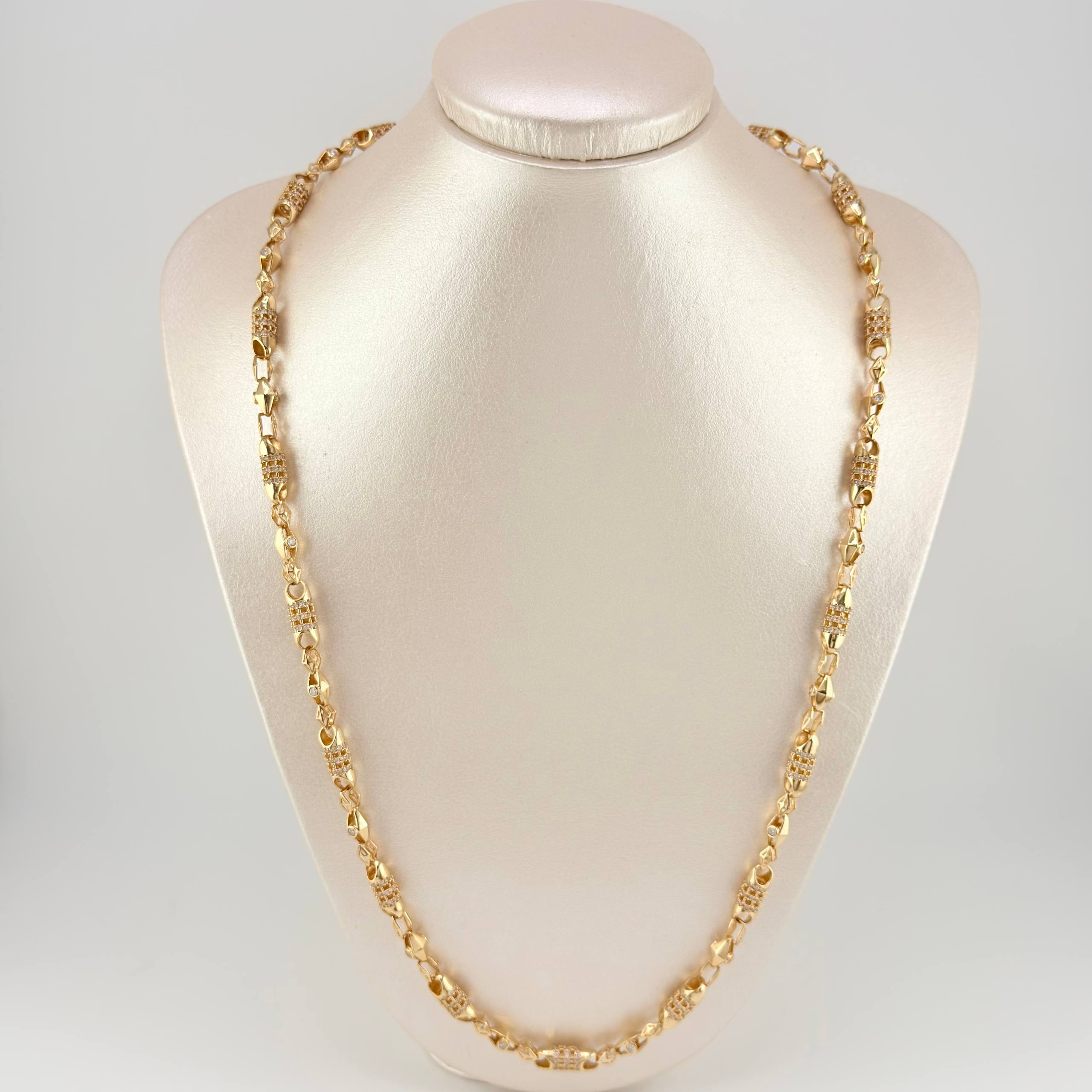 Cadena Rustica Dorada Imperial 50 g / 65.5 cm / 5.85 mm Oro Amarillo 18K