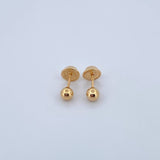 Topos Bola 0.4gr / 4mm Lisa Oro Amarillo &