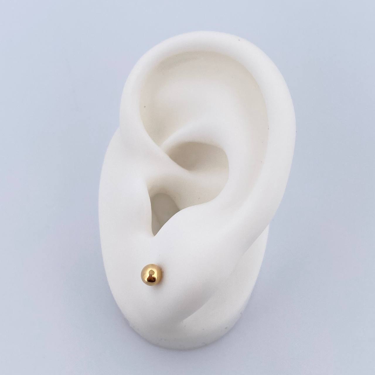 Topos Bola 0.4gr / 4mm Lisa Oro Amarillo &