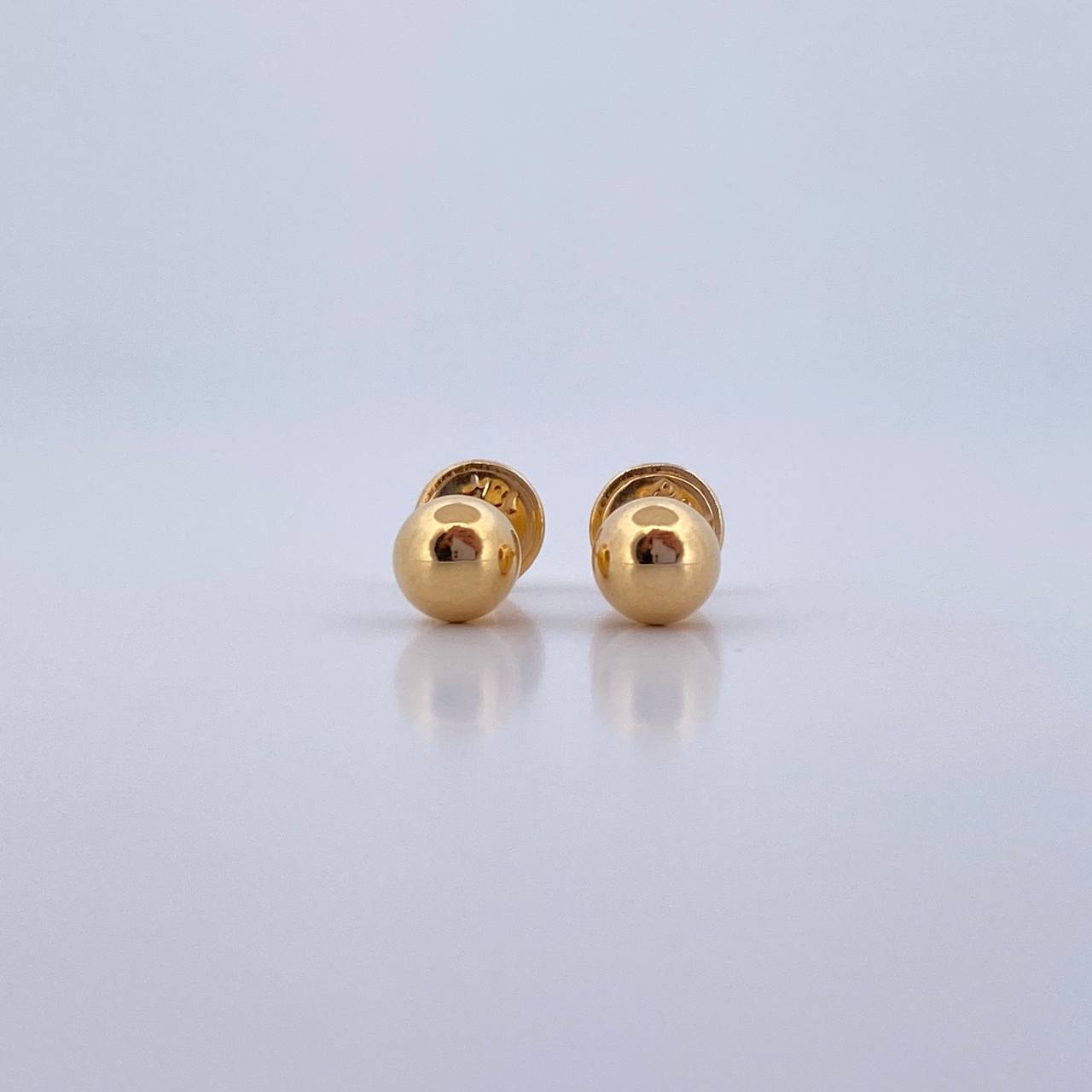 Topos Bola 0.45gr / 5mm Lisa Oro Amarillo &
