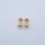 Topos Bola 0.45gr / 5mm Lisa Oro Amarillo &