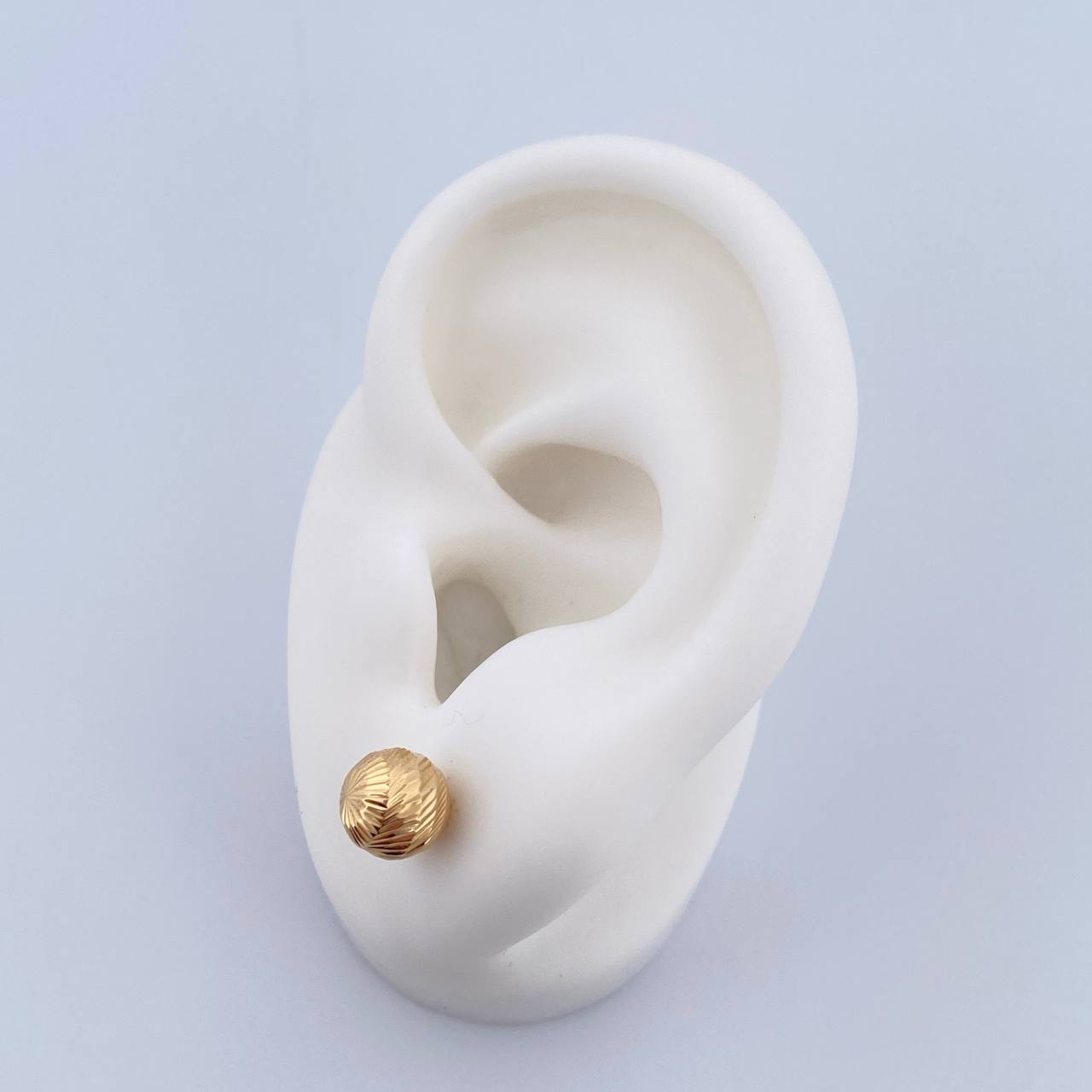 Topos Bola 0.8gr / 7mm Diamantada Oro Amarillo 18K &