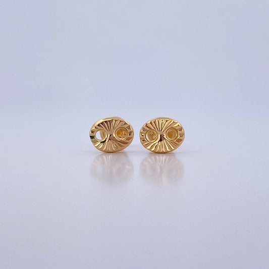 Topos GC 0.7gr / Diamantado Oro Amarillo 18K $
