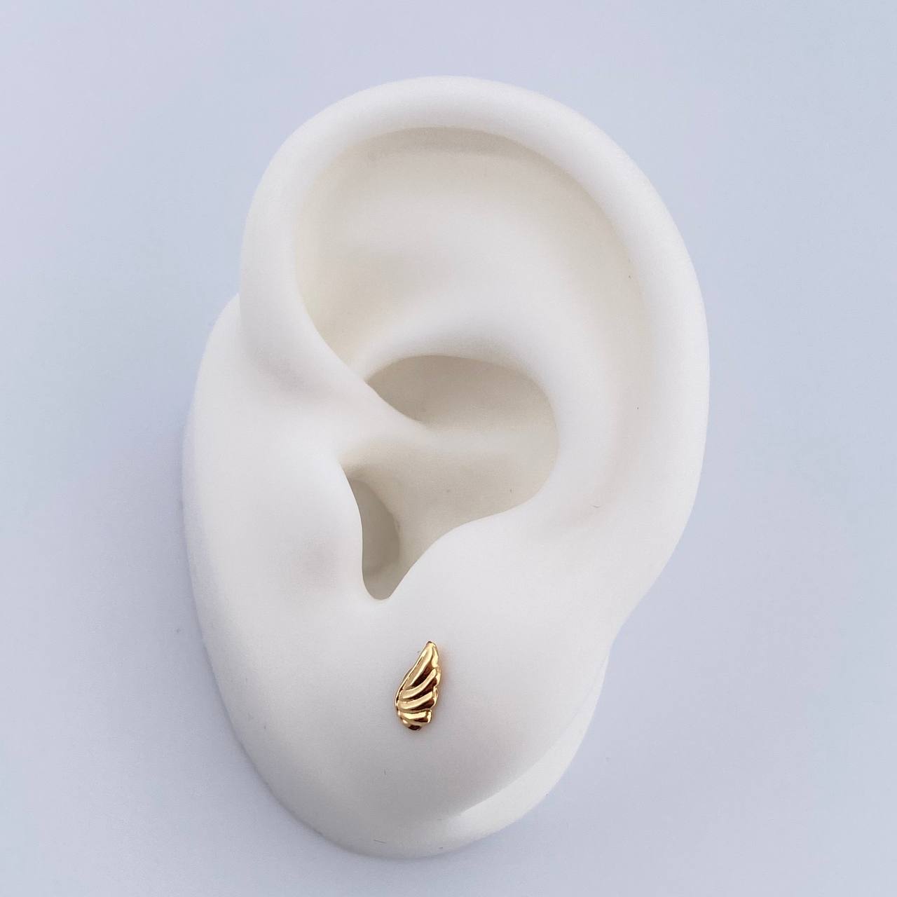 Topos Alas 0.45gr / Lisas Oro Amarillo 18K &