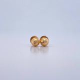 Topos Media Bola 0.5gr / 4mm / Diamantada Oro Amarillo 18K $
