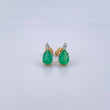 Topos Gota 2.15gr / Esmeralda 1.55 Pts Diamante 18 Pts Oro Amarillo 18K (Joya) &
