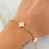 Pulso GC Trebol 3.85gr / 18cm / Oro 18K -