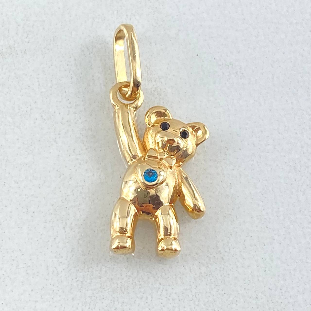 Dije Oso Manito Arriba 1.8gr / 2.4cm / Oro 18K ©