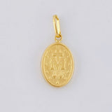 Dije Virgen Milagrosa 1.15g / 3cm Oro Amarillo 18K