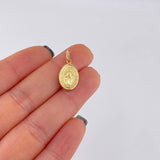 Dije Virgen Milagrosa 0.7 g / 2.2 cm Oro Amarillo 18K