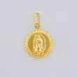 Dije Virgen Guadalupe Mate 0.55 g / 1.9 cm Oro Amarillo 18K