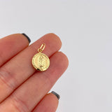 Dije Virgen Guadalupe Mate 0.6 g / 1.9 cm Oro Amarillo 18K