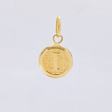 Dije Circulo Letra I 0.45 g / 1.6 cm Oro Amarillo 18K