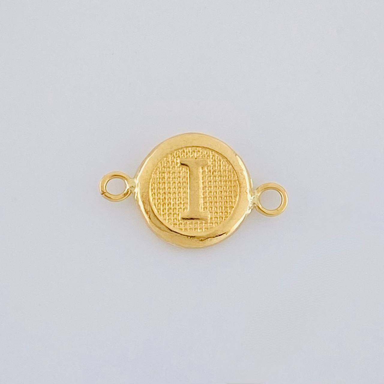 Herraje Letra I 0.35g / 1.5cm Oro Amarillo 18K