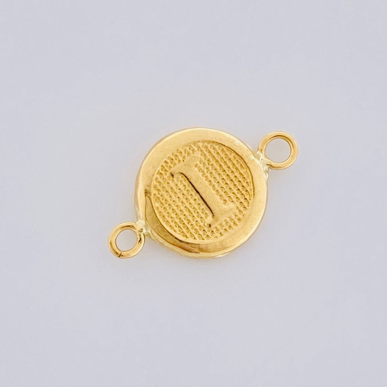 Herraje Letra I 0.35g / 1.5cm Oro Amarillo 18K