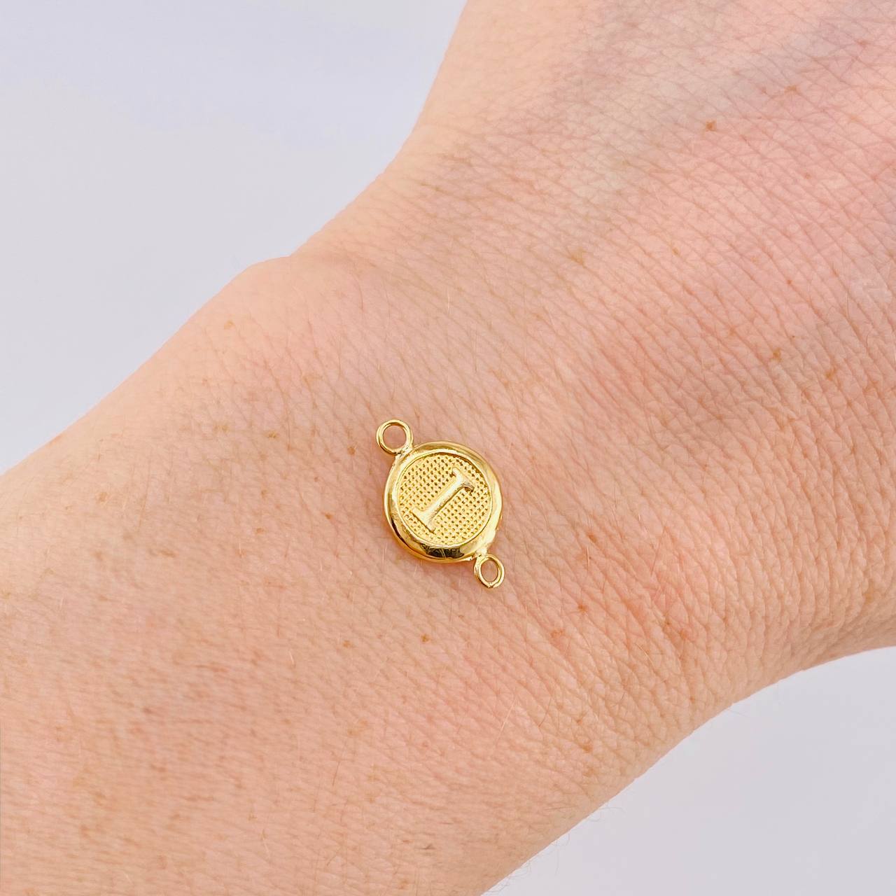 Herraje Letra I 0.35g / 1.5cm Oro Amarillo 18K