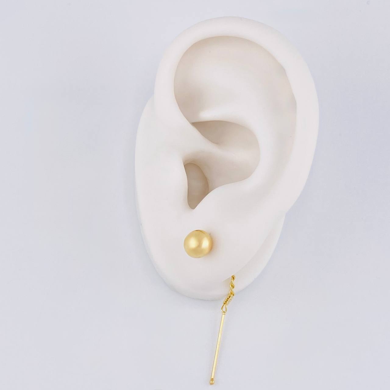 Topos Cadena Largos Bola 1.05 g / 6 mm Oro Amarillo 18K