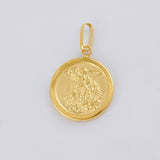 Dije San Miguel Arcangel 1.4 g / 1.8 cm Oro Amarillo 18K