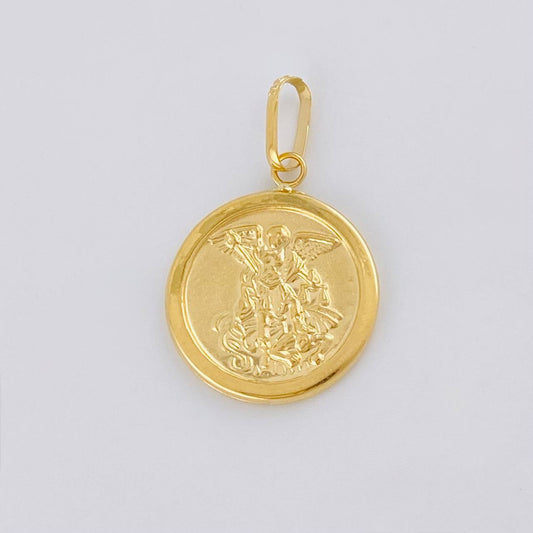 Dije San Miguel Arcangel 1.4 g / 1.9 cm Oro Amarillo 18K