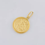 Dije San Miguel Arcangel 1.4 g / 1.8 cm Oro Amarillo 18K
