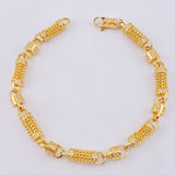 Pulso Rustico Malla Cilindrica 17.55 g / 19.5 cm / 5.2 mm Oro Amarillo 18K