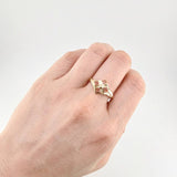 Anillo Rombo Imperial 1.8 g / T8 1/2 Oro Amarillo 18K