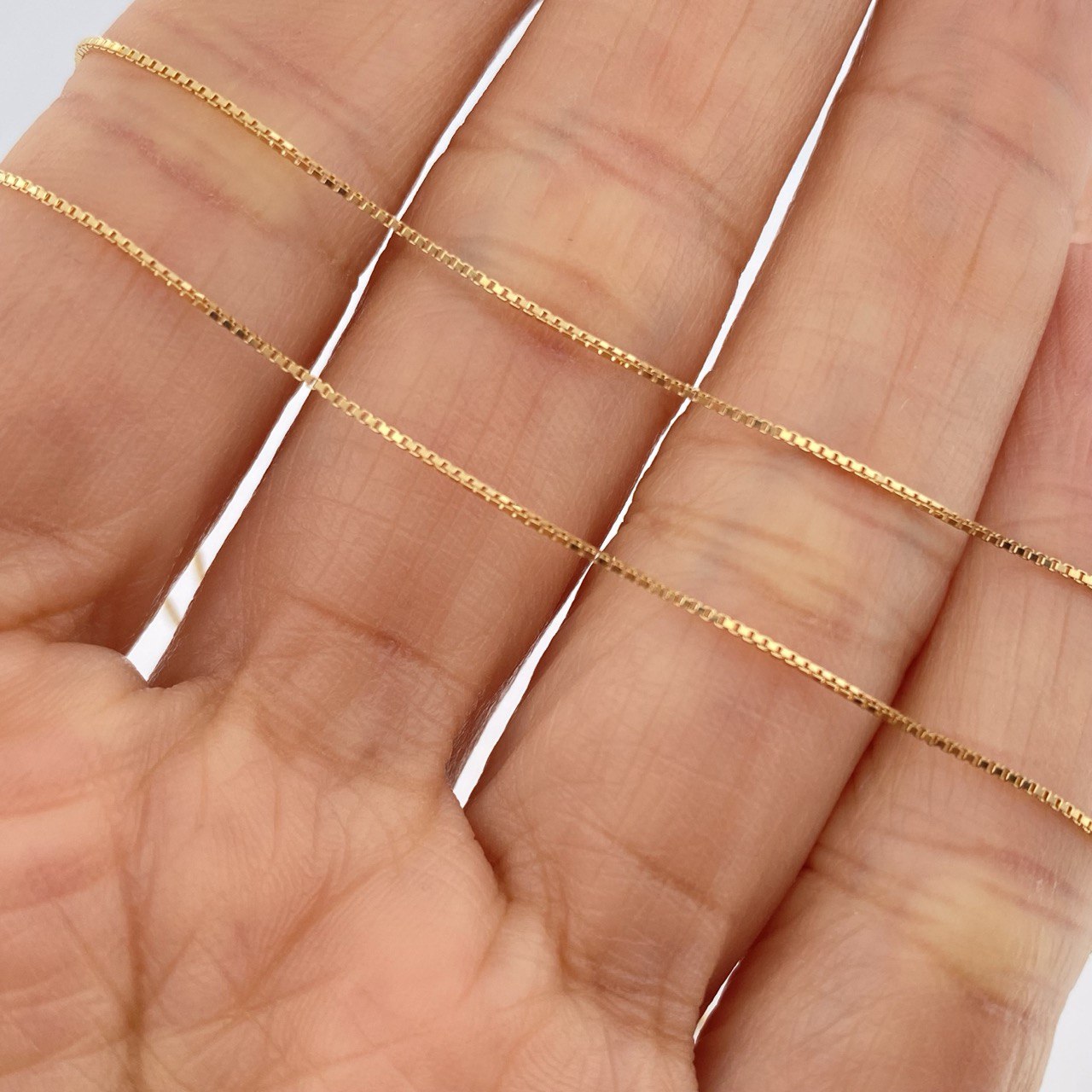 Cadena Veneciana 1.85gr / 50.5cm / Oro Amarillo +3 18K &