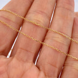 Cadena Aro Seguido 1.4gr / 45cm / 1mm Oro Amarillo +3 &