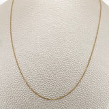 Cadena Aro Seguido 1.35gr / 45.5cm / 1mm Oro Amarillo +3 18K %