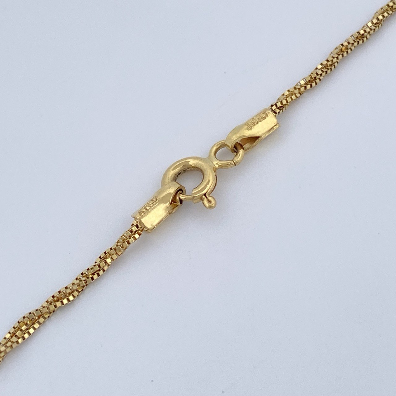 Cadena Veneciana Trenzada 3.15gr / 45cm / Oro Amarillo +3 18K &