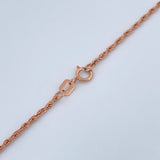 Cadena Lazo 1.2gr / 49.8cm / Oro Rosa +3 18K &