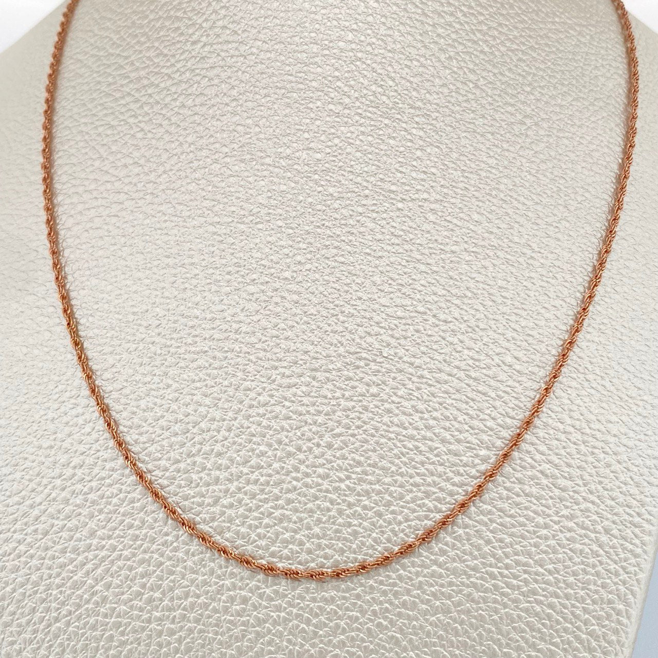 Cadena Lazo 1.2gr / 49.8cm / Oro Rosa +3 18K &