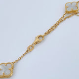 Cadena Trebol Aro Seguido 6.7gr / 42cm-45cm / Oro Amarillo +4 18K &