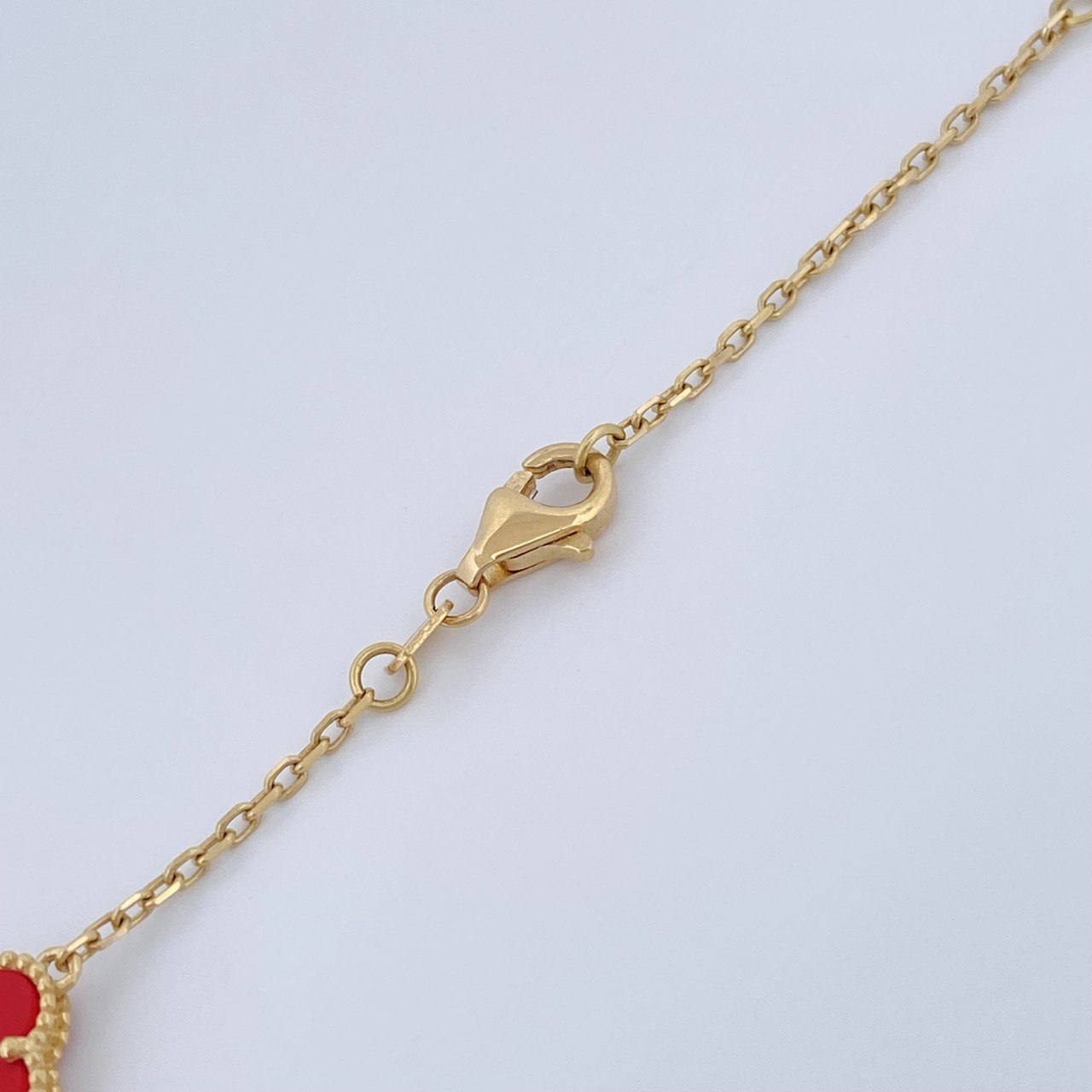 Cadena Trebol Aro Seguido 6.4gr / 42.5-45.5cm / Oro Amarillo +4 18K &
