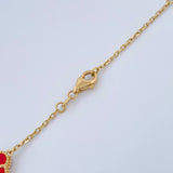 Cadena Trebol Aro Seguido 6.4gr / 42.5-45.5cm / Oro Amarillo +4 18K &