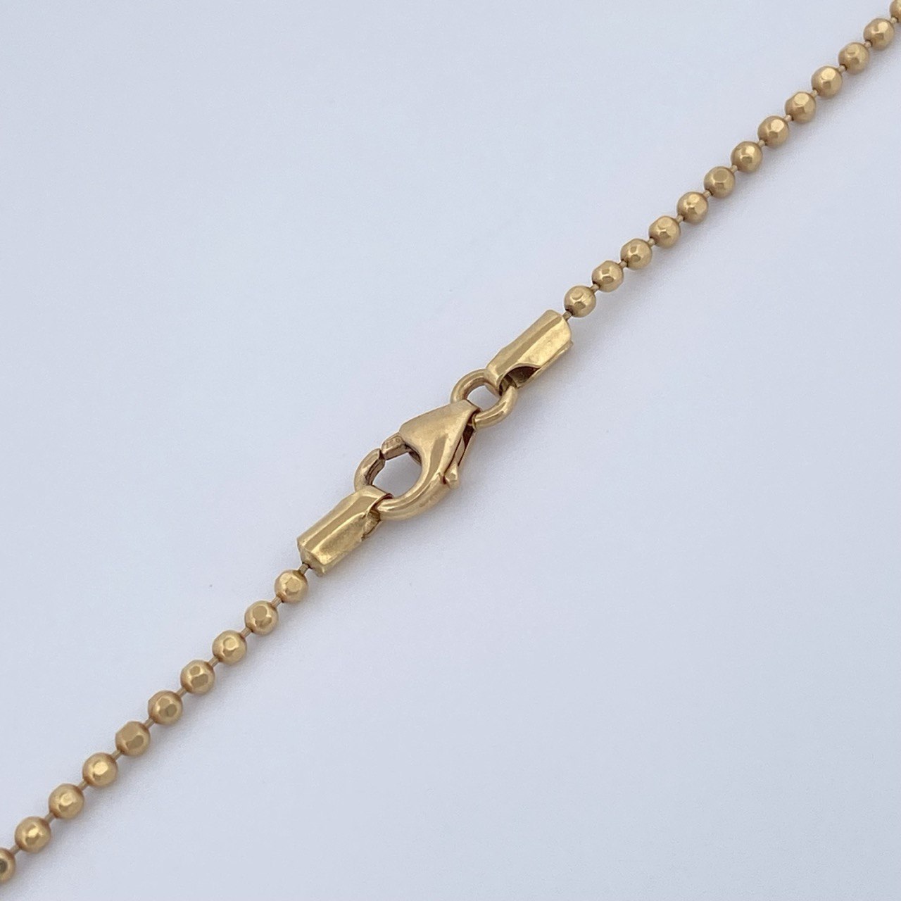 Cadena Militar 5.3gr / 60.3cm / Oro Amarillo +3 18K &