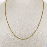 Cadena Militar 5.3gr / 60.3cm / Oro Amarillo +3 18K &