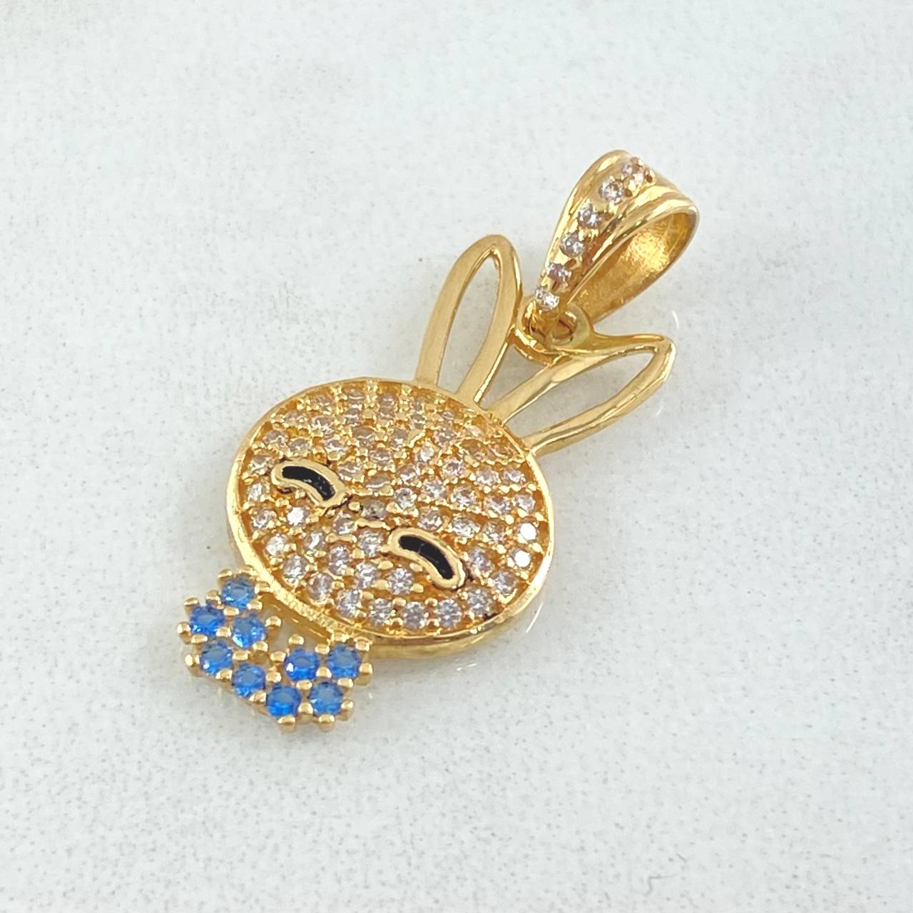 Dije Rostro Conejo 2.25gr / 2.35cm / Oro 18K