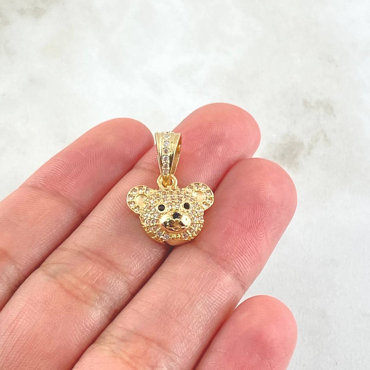 Dije Rostro Oso  2.75gr / 2cm / Oro 18K