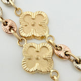 Pulso GC Trebol Doble Faz 5.3gr / 19.5cm / 10.3mm Tres Oros 18K