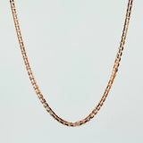 Cadena Veneciana Redonda 33.2gr / 70cm / 3mm Dos Oros Blanco Rosa +3 18K