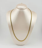 Cadena Cubana Infinito 19.2gr / 60cm / 4.9mm Oro Amarillo +4 18K