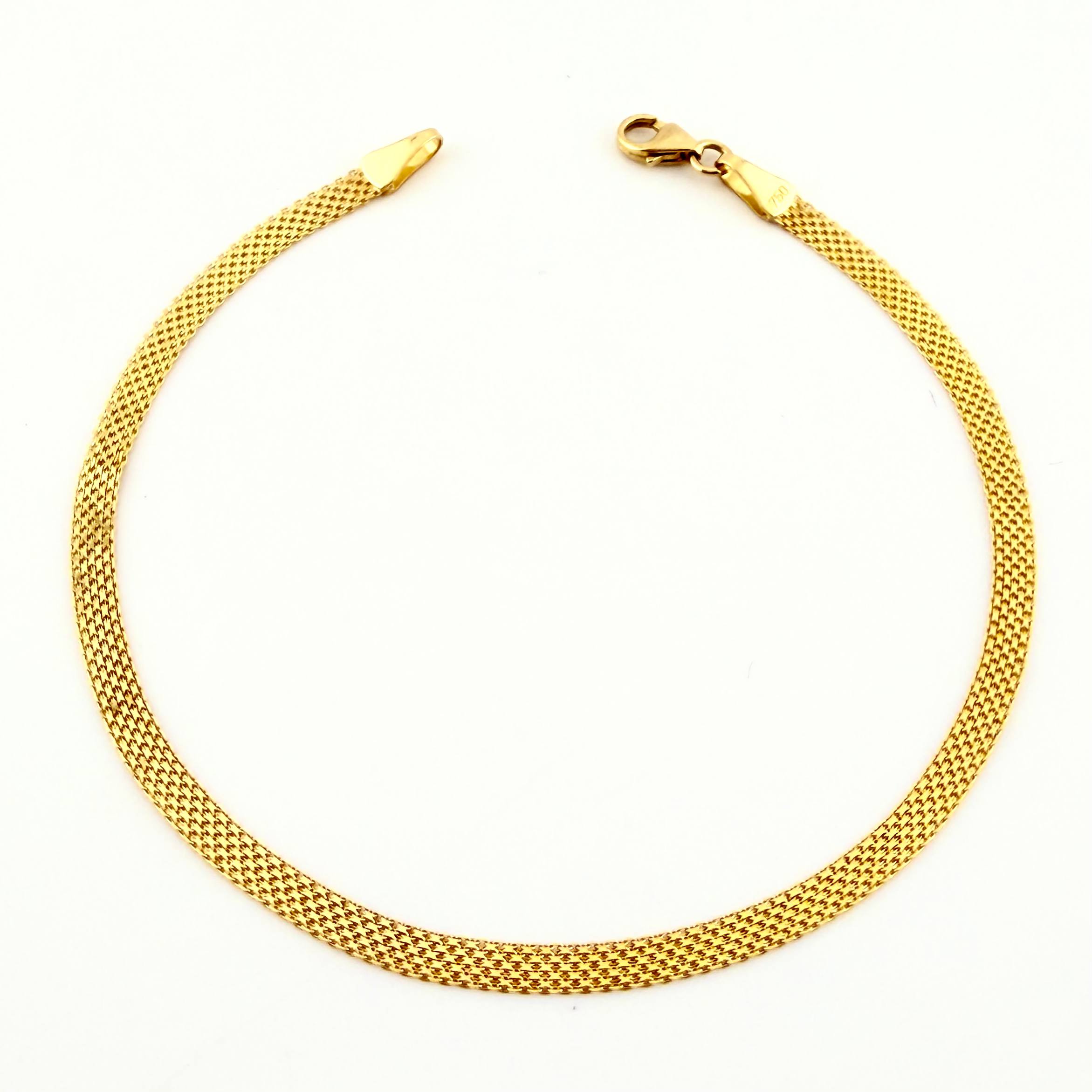 Pulso Chino 2.2gr / 19cm / 3.1mm Oro Amarillo +1 18K