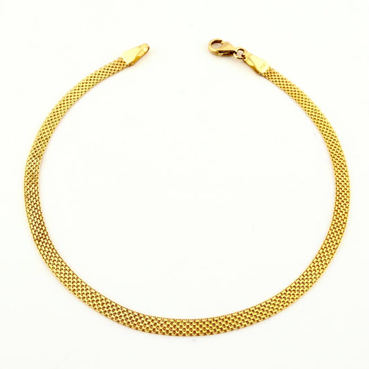 Pulso Chino 2.2gr / 19cm / 3.1mm Oro Amarillo +1 18K