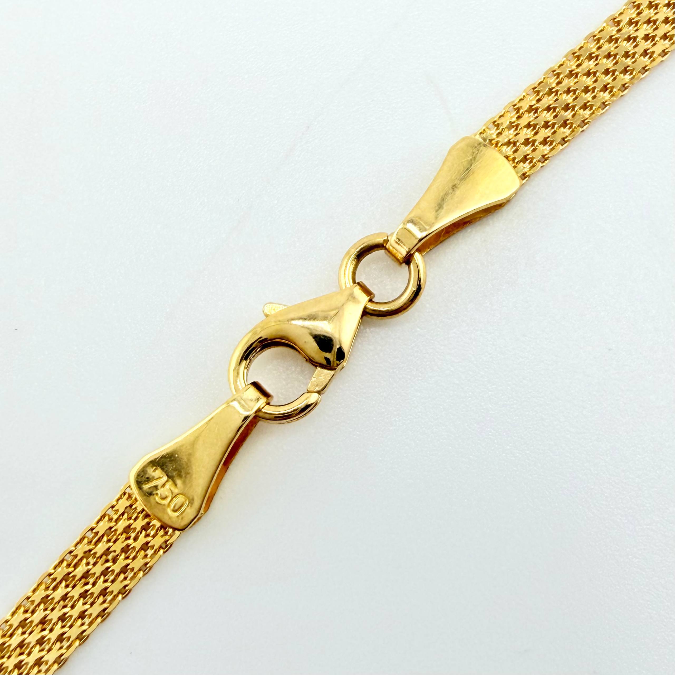 Pulso Chino 2.2gr / 19cm / 3.1mm Oro Amarillo +1 18K